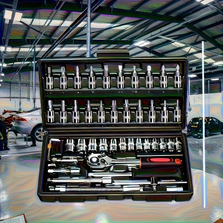 Juego de Herramientas Mecánicas de 46 piezas