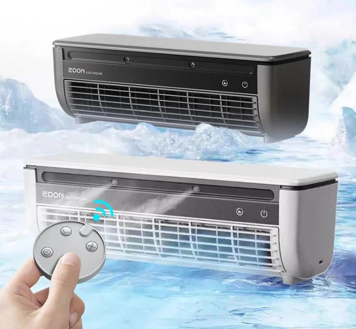 Mini Aire Acondicionado ClimaGo™. ¡Di Adiós al Calor Intenso y Disfruta de Aire Frío al Instante con Ahorro de Energía!