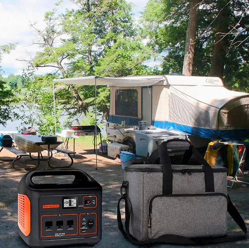 EnergyPro — carga laptops, luces y celulares sin ruido ni gasolina.